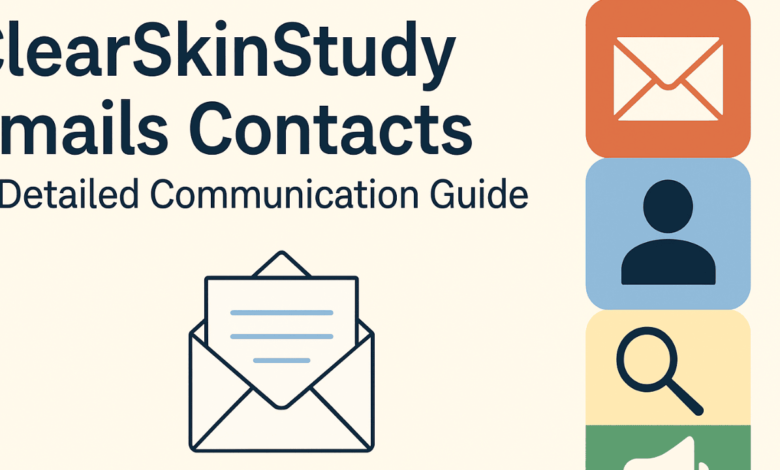 clearskinstudy emails contacts